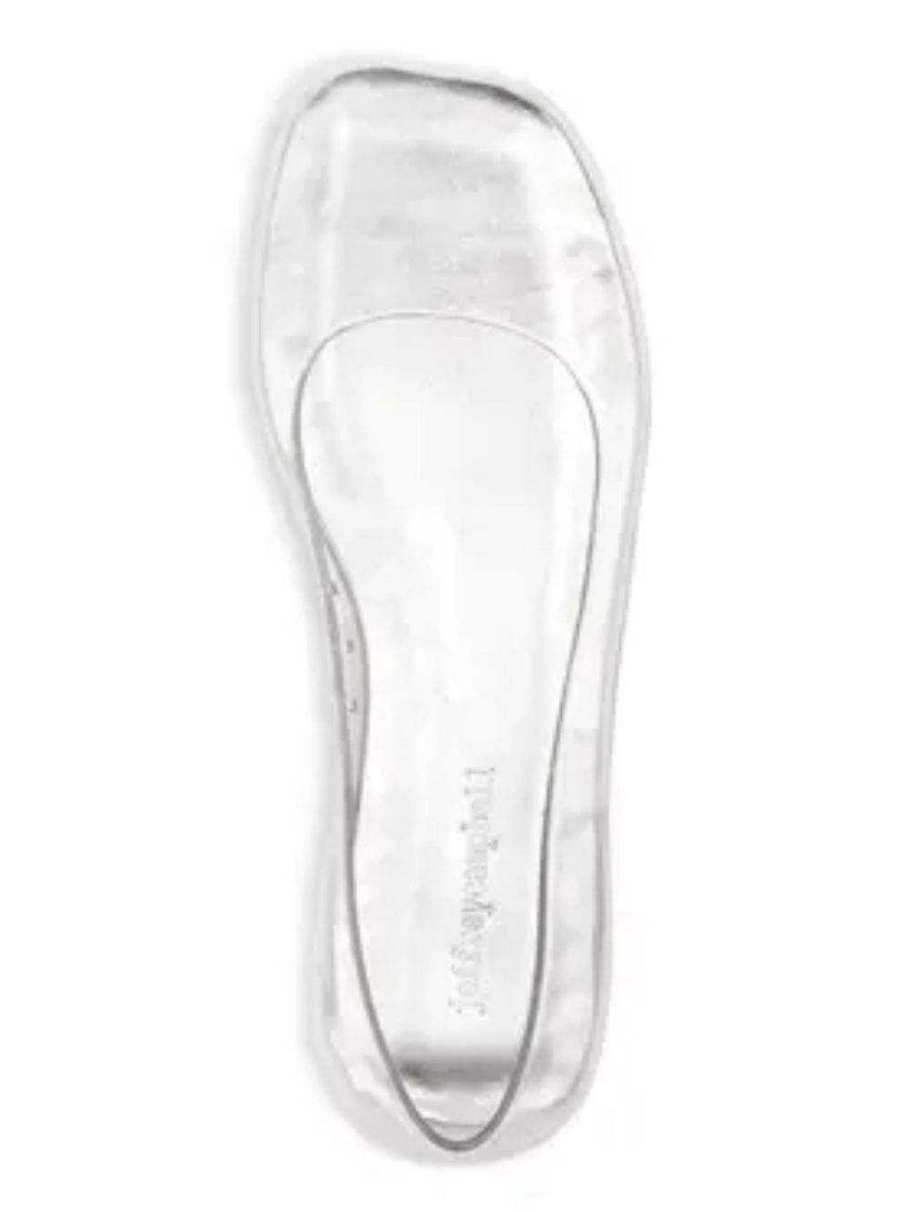Jeffrey Campbell Clear Transparent Ballet Flat